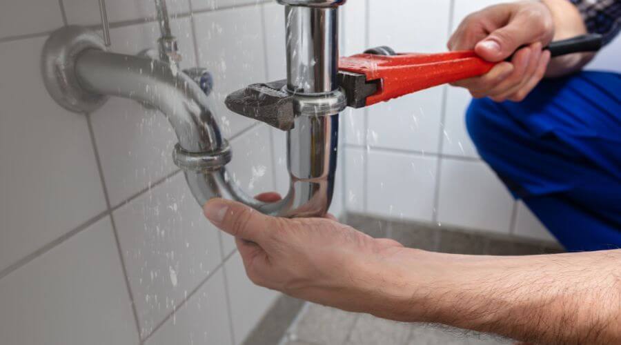 Gas tankless water heater installation in Hobson, MT